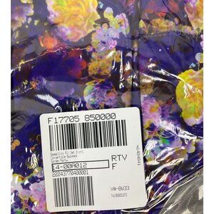 Baggallini All Set 3-in-1 Convertible Backpack - Purple Floral Garden Party